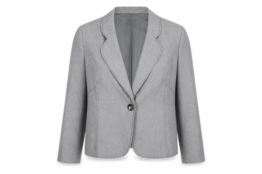 Isabella Women's Grey Suit Jacket Size 20 Elegant Workwear