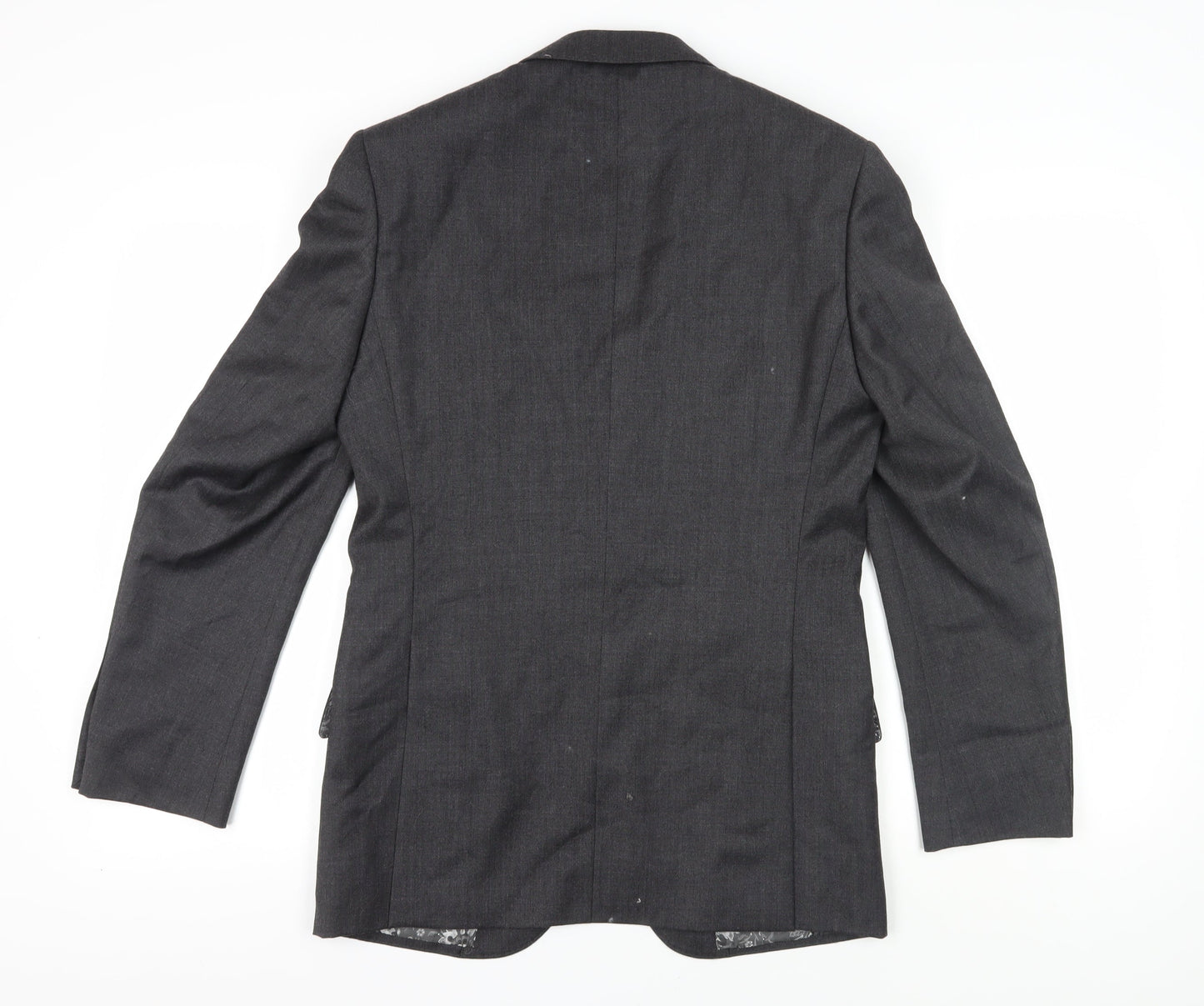 Marks and Spencer Men's Grey Blazer, Size 36R, Formal
