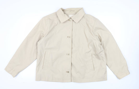 EWM Women's Beige Basic Jacket Size 22