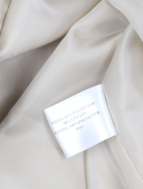 EWM Women's Beige Basic Jacket Size 22