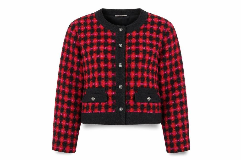 Shady Lady Women's Multicoloured Blazer, Size 16, Cropped