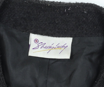 Shady Lady Women's Multicoloured Blazer, Size 16, Cropped