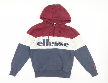 Ellesse Womens Multicoloured Pullover Hoodie S
