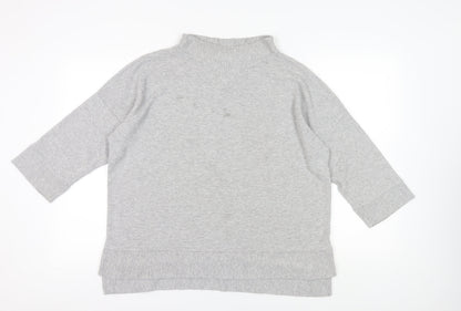 Additional front view of French Connection Grey Pullover Sweatshirt - Women's, size L