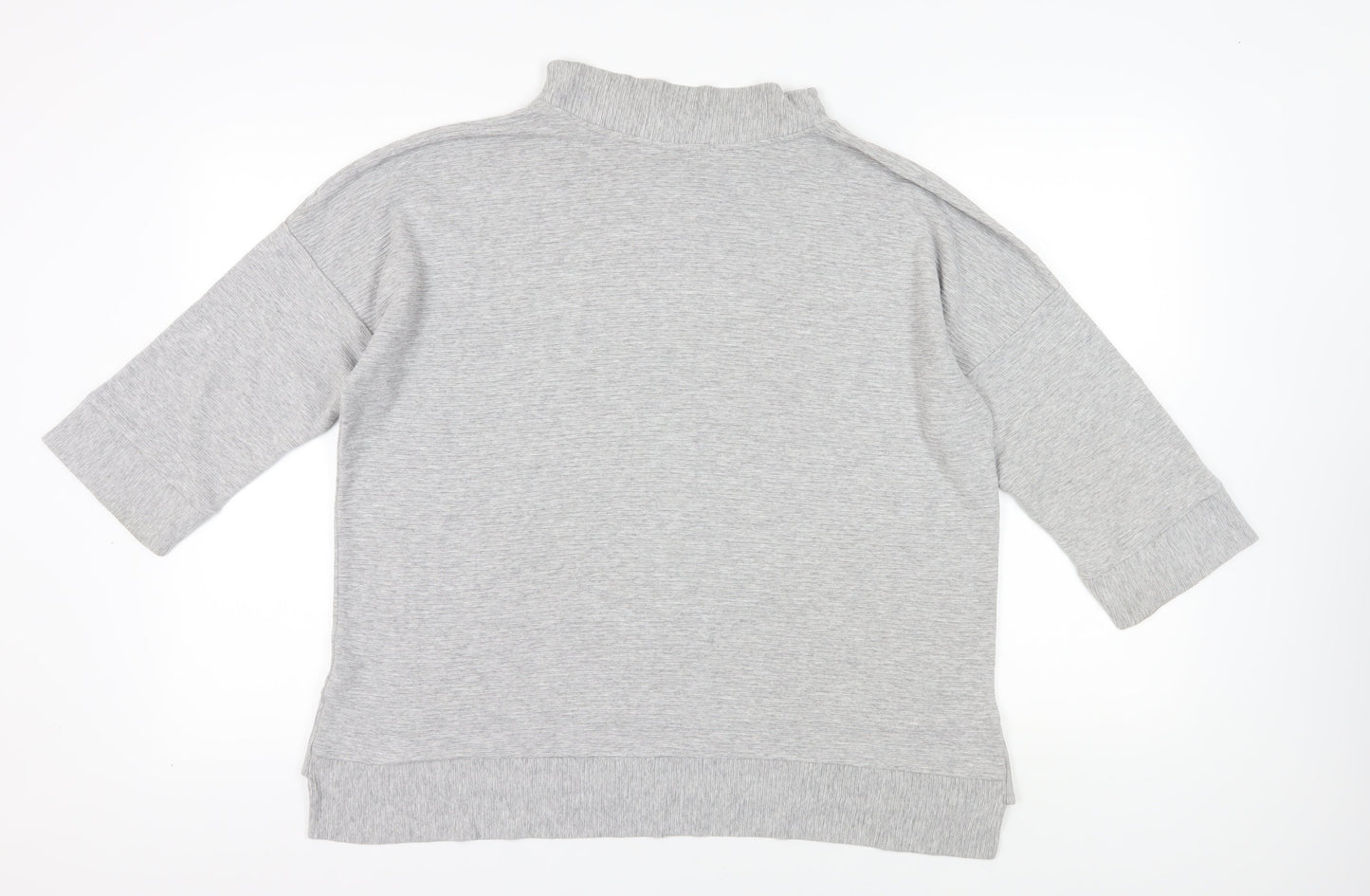 French Connection Grey Pullover Sweatshirt - Women's Size L