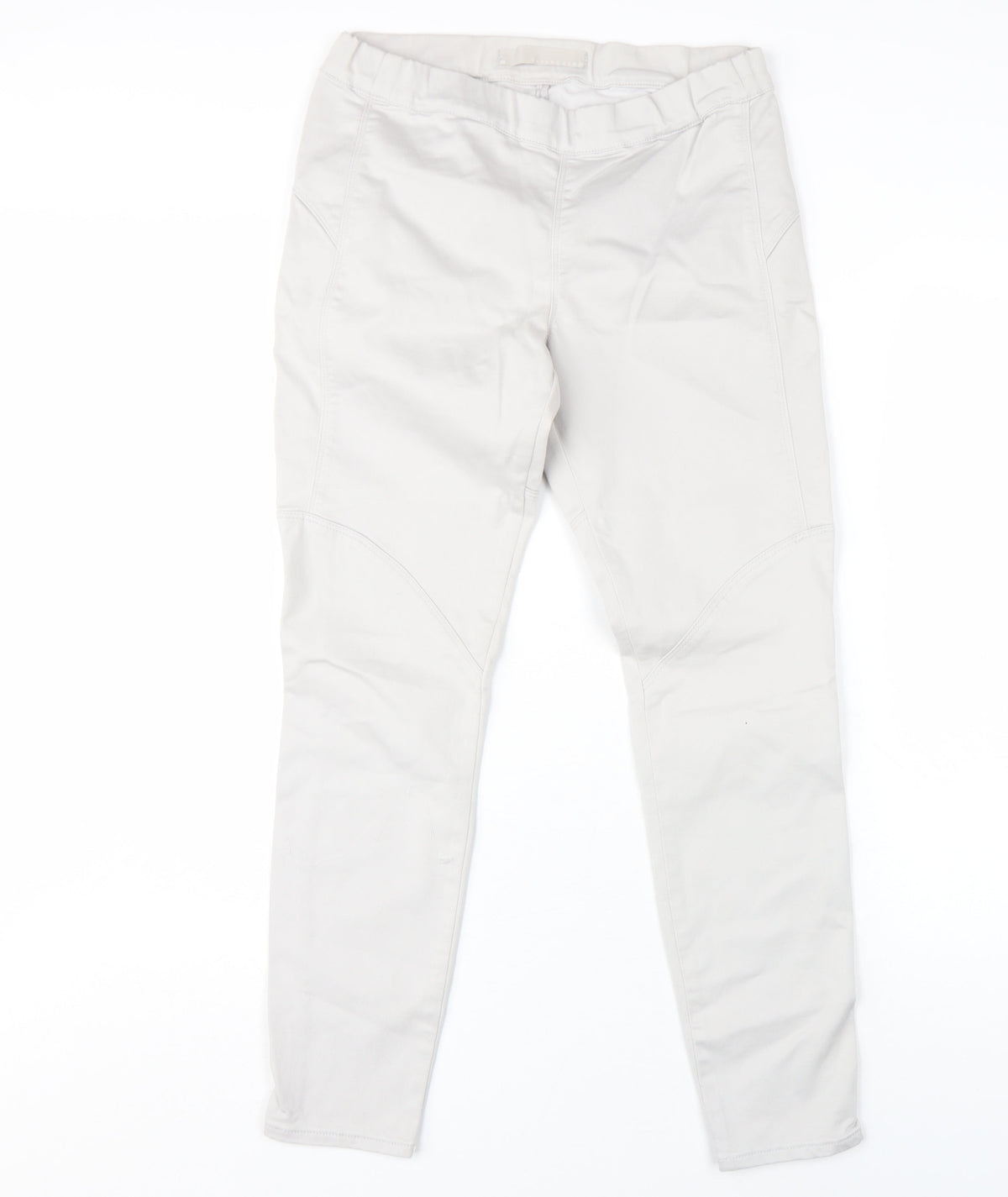 Additional front view of YAYA Women's White Skinny Trousers, size 10