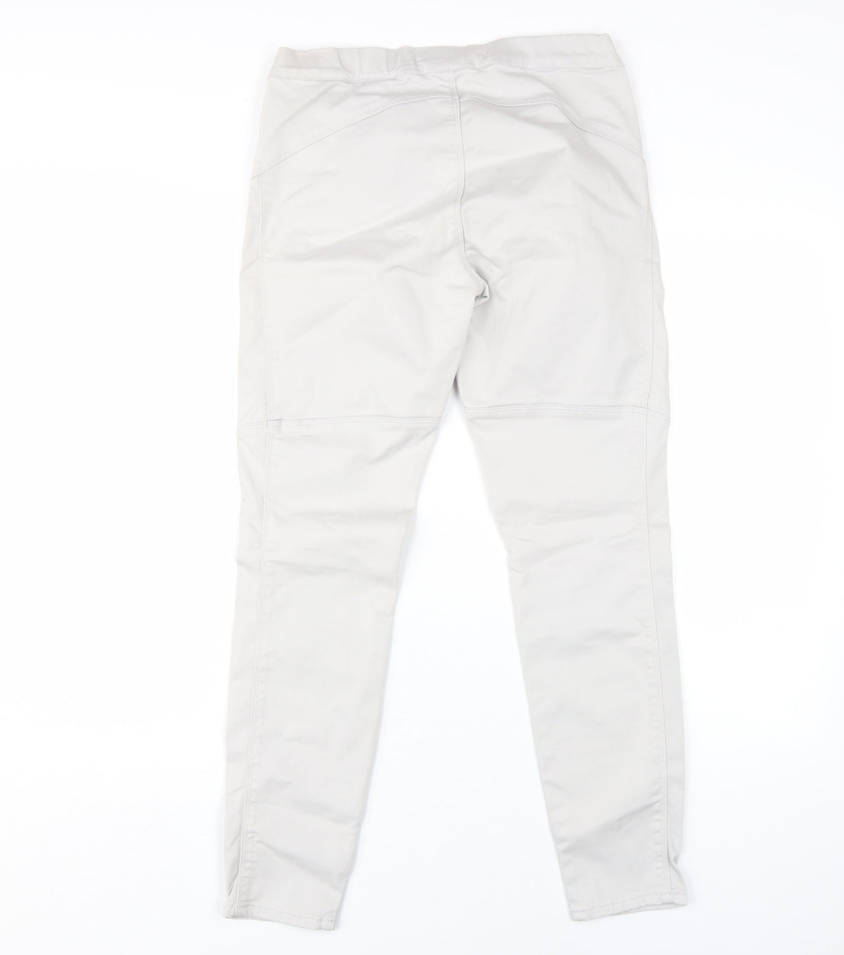 Back view of YAYA Women's White Skinny Trousers, size 10