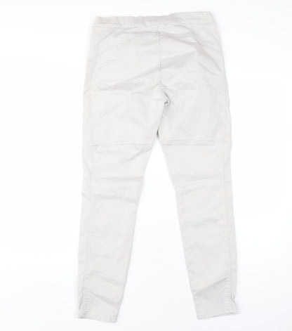 Back view of YAYA Women's White Skinny Trousers, size 10