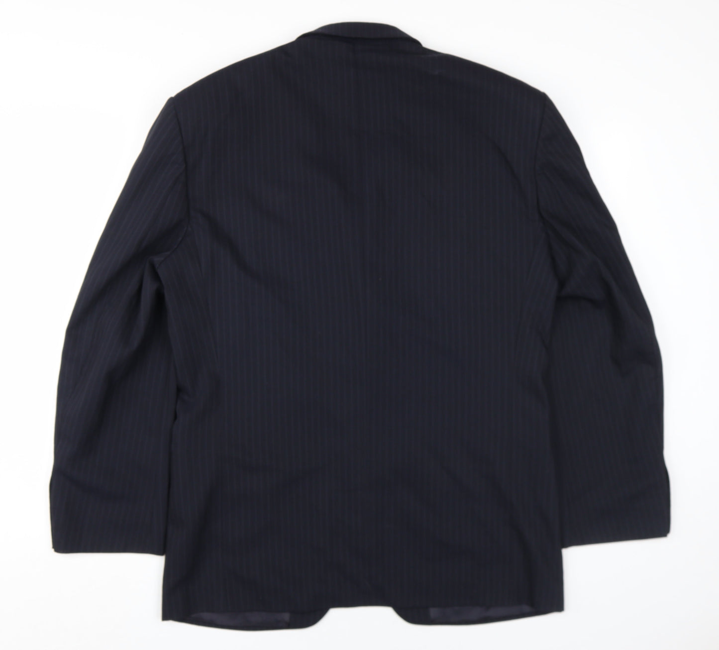 Centaur Men's Black Pinstripe Blazer, Size 38R, Classic