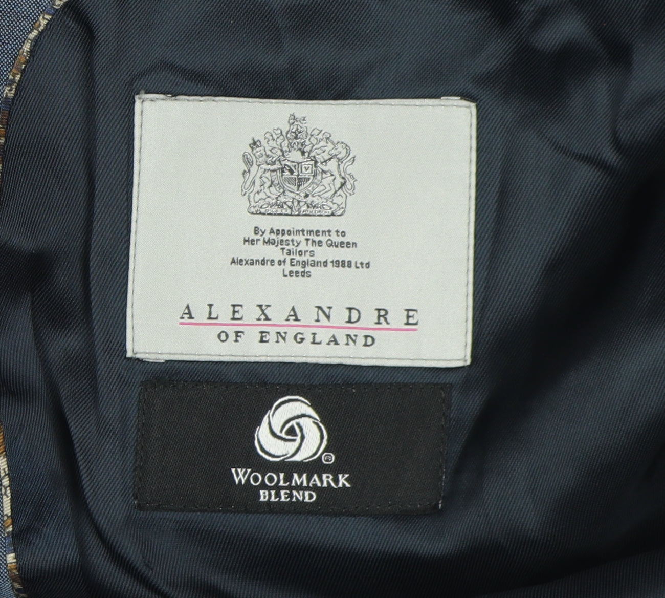Alexandre of England Men's Blue Long Blazer 40L