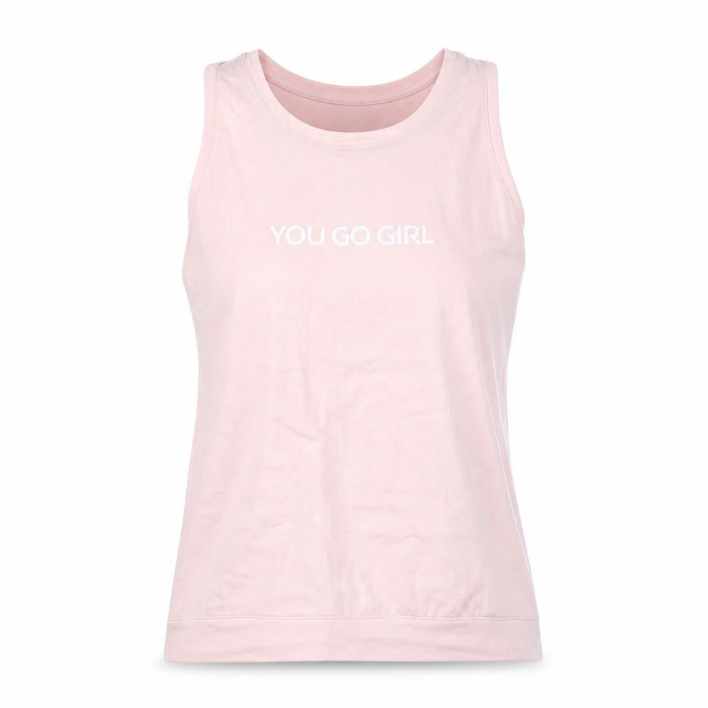 Athletic Works Women's Pink Sleeveless Tank L Casual Basic