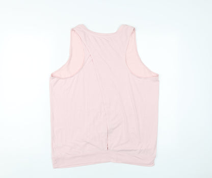 Athletic Works Women's Pink Sleeveless Tank L Casual Basic