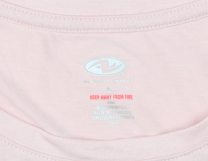 Athletic Works Women's Pink Sleeveless Tank L Casual Basic