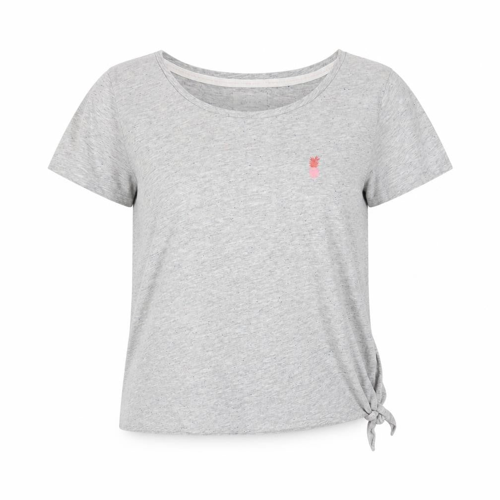 Next Women’s Grey Pyjama Top Size 10 with Bow Accent