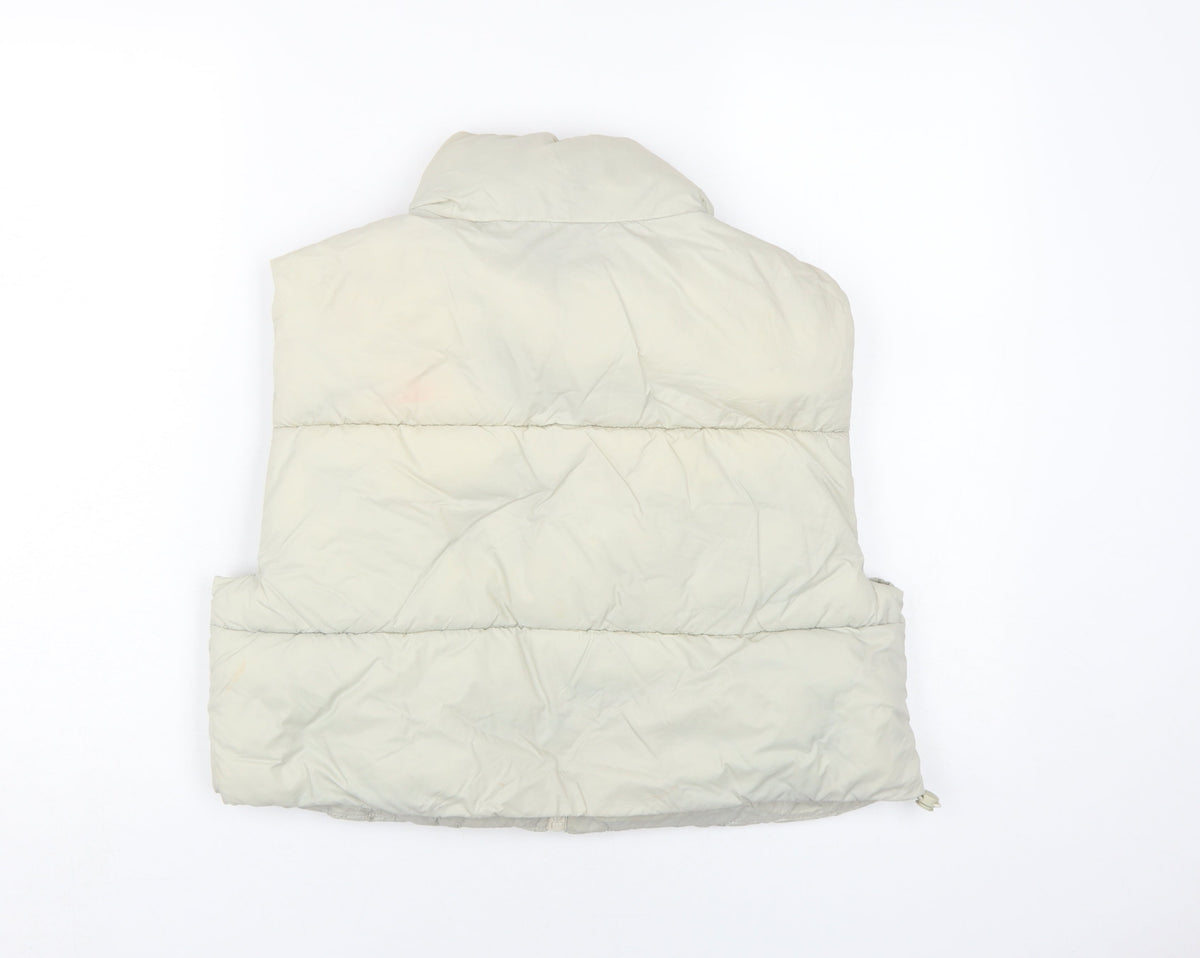 Pull&Bear Women's Beige Waistcoat, M, Casual