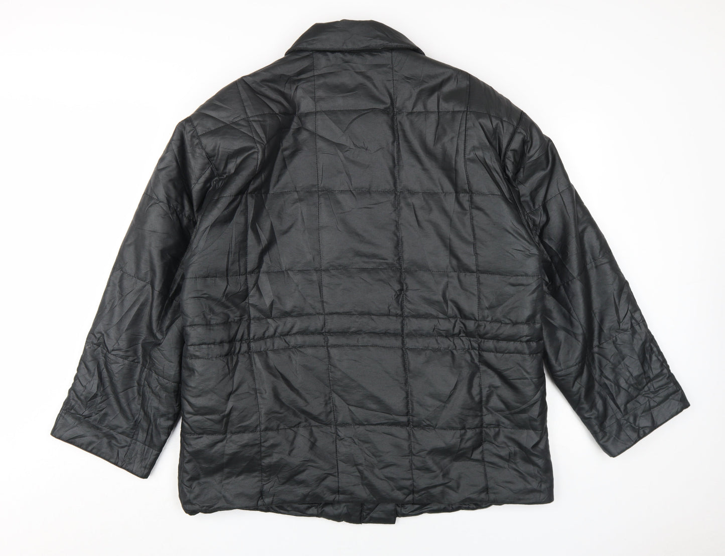 Living Women's Black Quilted Jacket Size 12