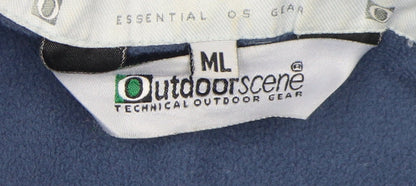 Outdoorscene Womens Blue Fleece Jacket M