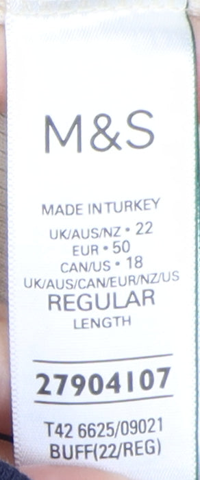 Marks and Spencer Women's Beige Strapless Bodycon Dress