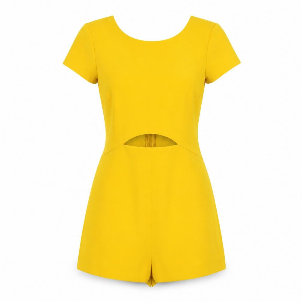 Zara Women Yellow Romper XS