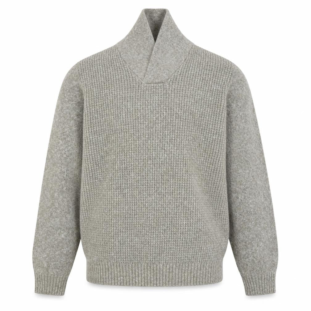 Maine New England Men's Beige High Neck Pullover Jumper M