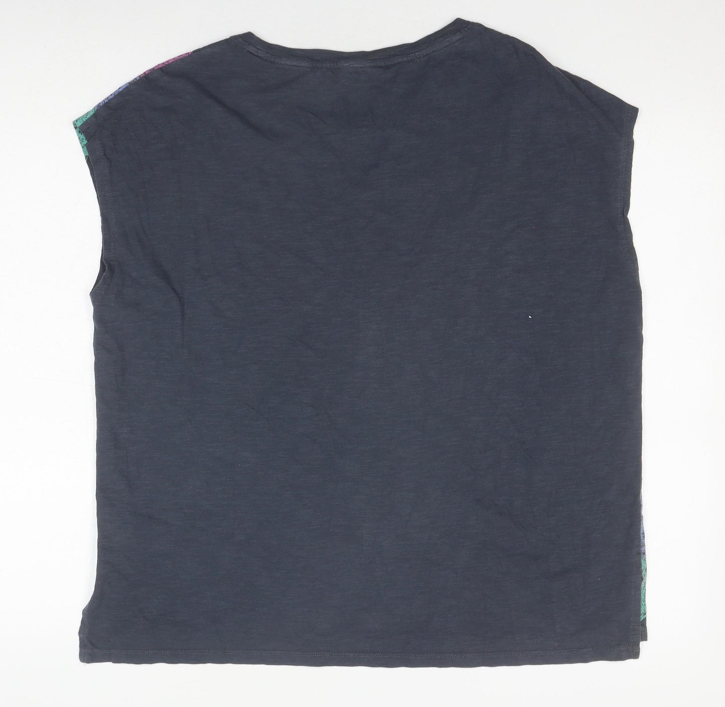 Hush Men's Multicoloured Retro Sleeveless T-Shirt M