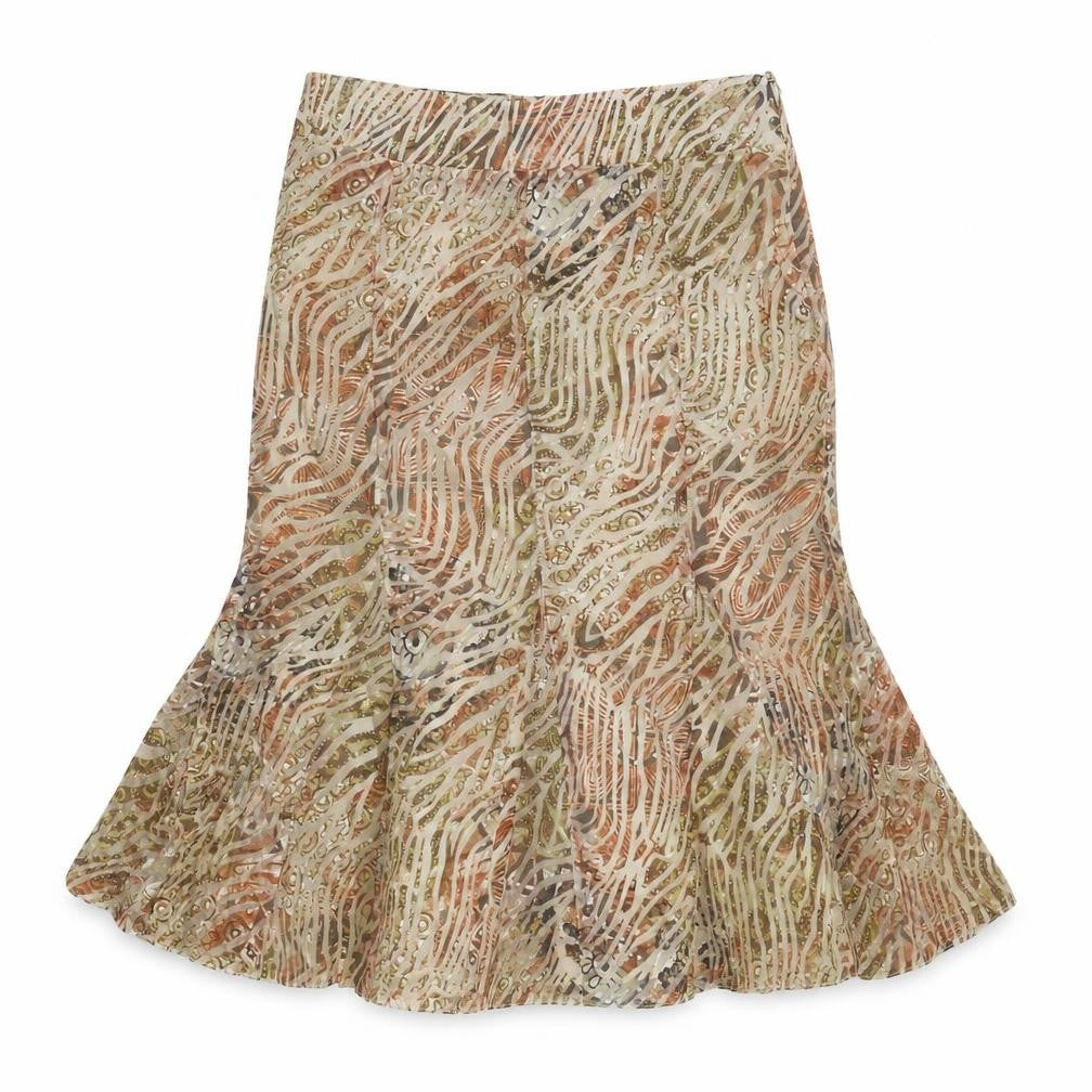 Klass Petite Women's Multicoloured Flare Skirt, Size 14