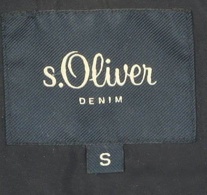 s.Oliver Women's Black Puffer Jacket Size S