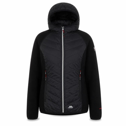 Trespass Women's Black XS Hooded Puffer Jacket