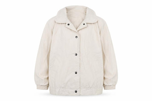 Damart Women's Beige Basic Jacket Size 14 - Classic