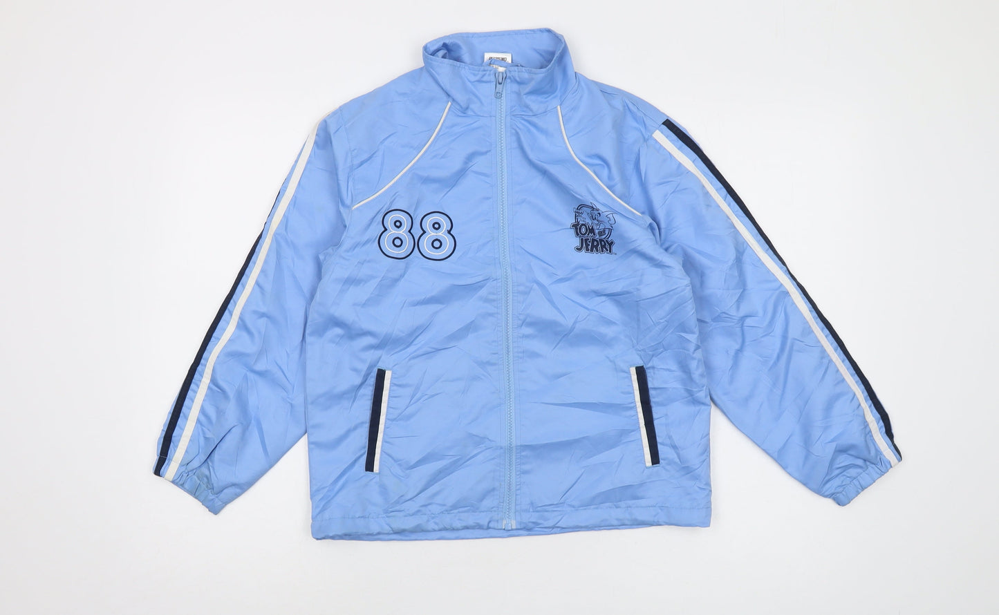 Tom and Jerry Boys Blue Track Jacket Size 10