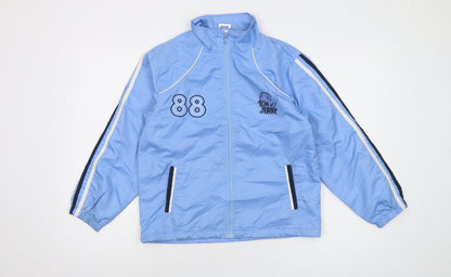 Additional front view of Tom and Jerry boys’ blue track jacket, size 10