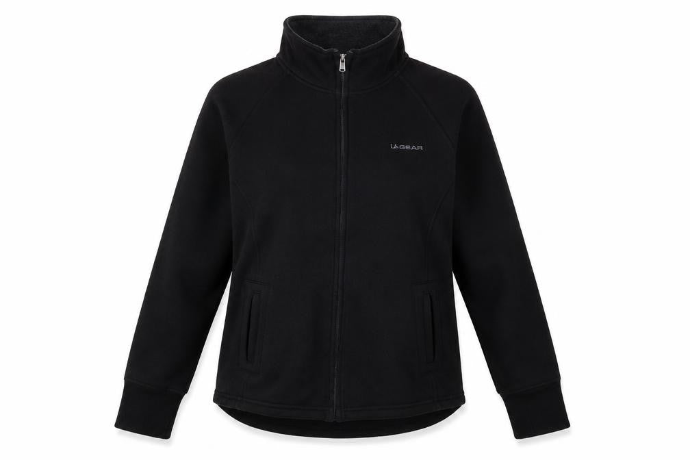 LA Gear Women's Black Full Zip Sweatshirt Size 14