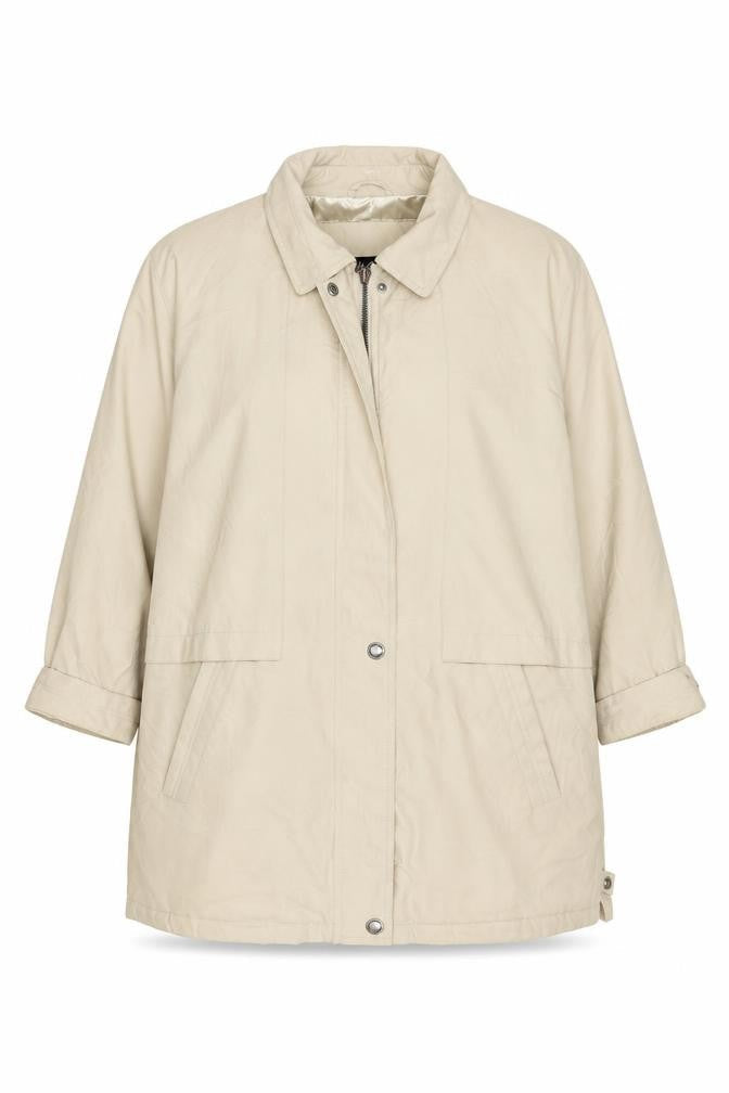 BHS Women's Beige Long Parka Coat Size 16 Casual