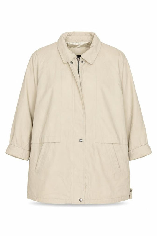 BHS Women's Beige Long Parka Coat Size 16 Casual
