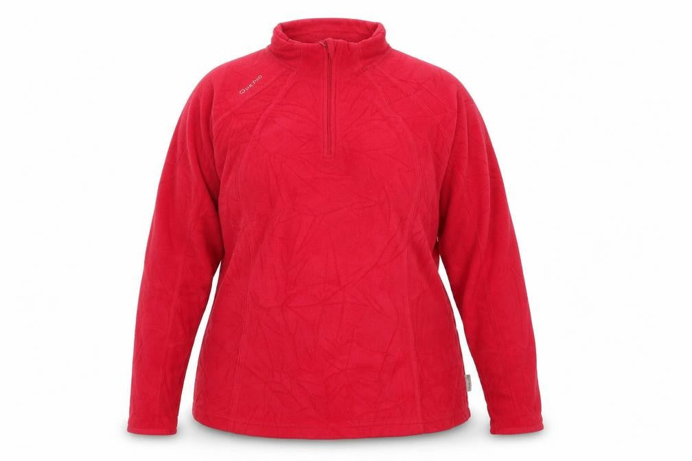 Decathlon Red Unisex 2XL Fleece Pullover Sweatshirt
