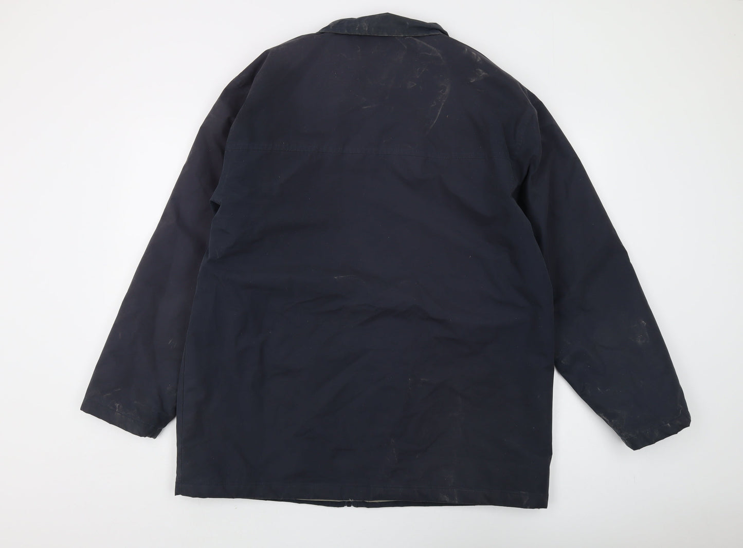 Tilford & Stuart Men's Blue Jacket L Snap Closure