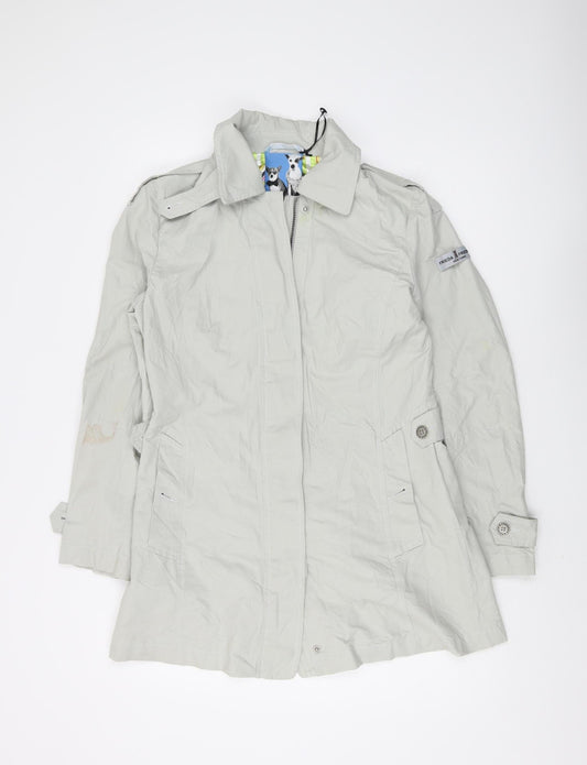 Frieda & Freddies Women's Beige Trench Coat - Size 10