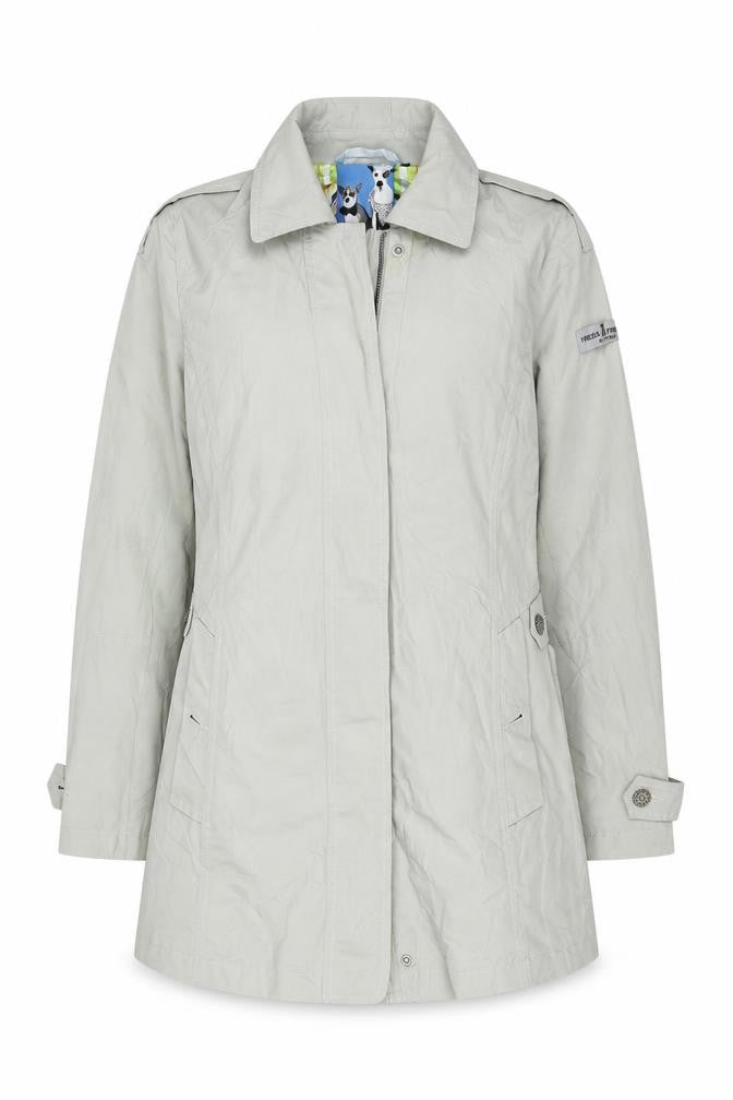 Frieda & Freddies Women's Beige Trench Coat - Size 10