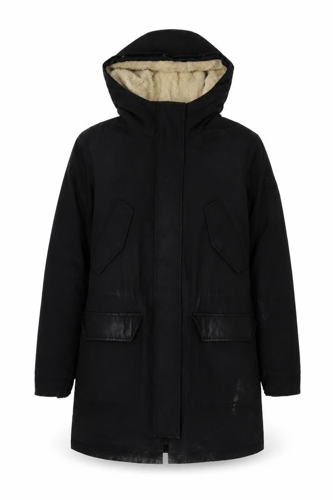 Calvin Klein Jeans Women's Black Parka Jacket M