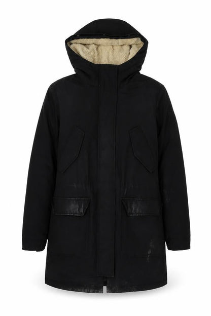 Calvin Klein Jeans Women's Black Parka Jacket M