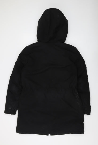 Calvin Klein Jeans Women's Black Parka Jacket M
