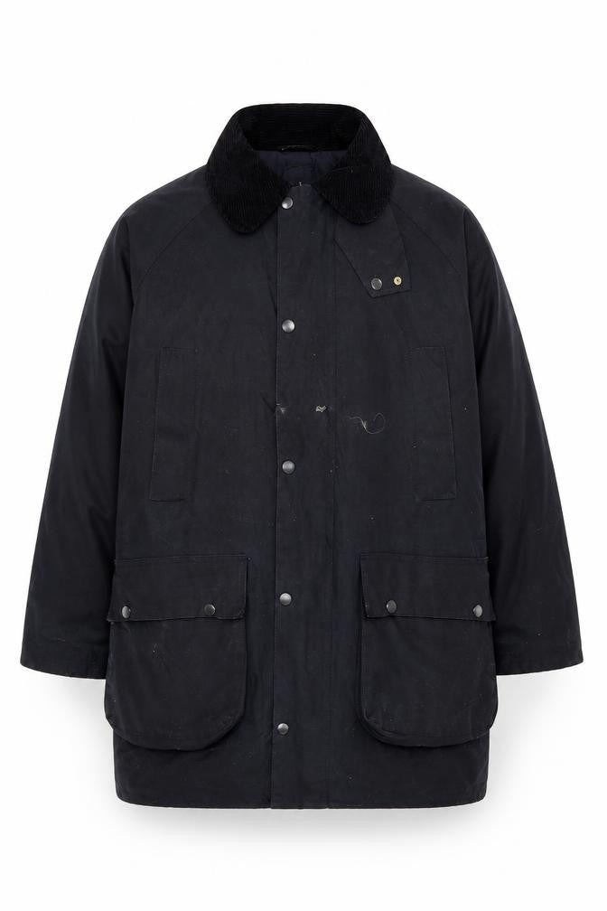 Rolls-Royce Men's Black Parka Jacket M Lined Snap Casual