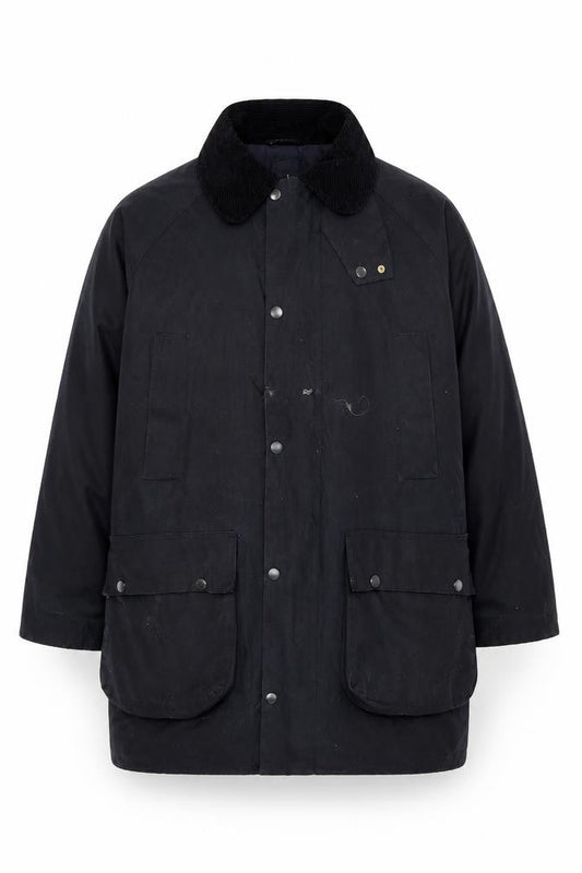 Rolls-Royce Men's Black Parka Jacket M Lined Snap Casual