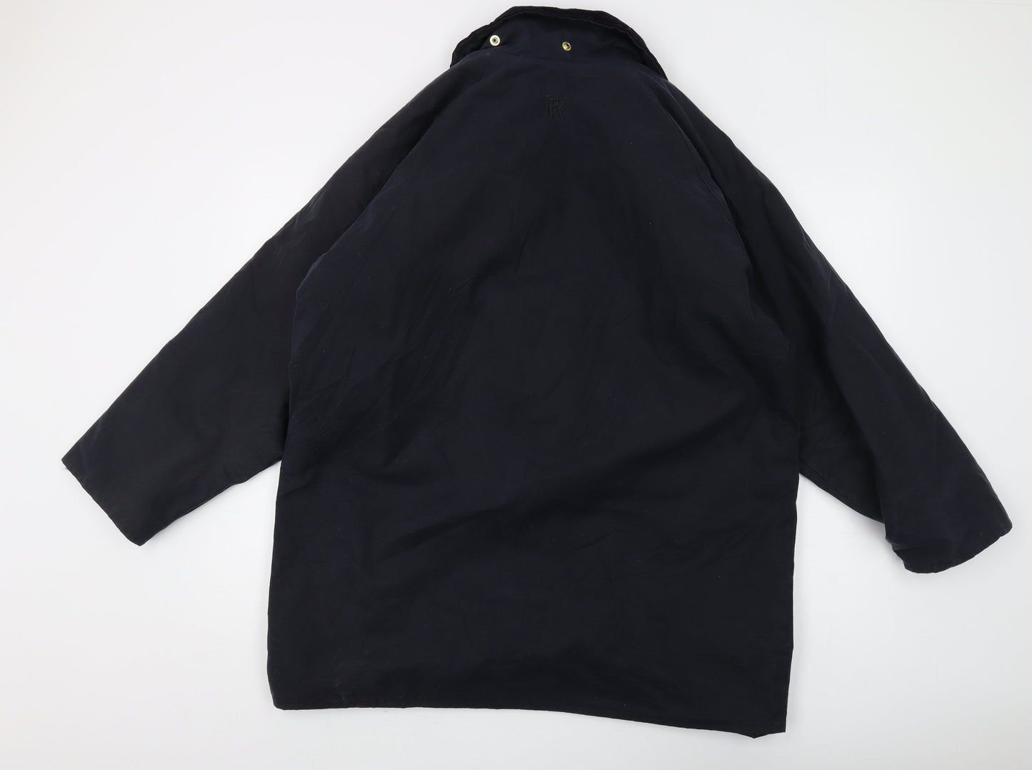 Rolls-Royce Men's Black Parka Jacket M Lined Snap Casual