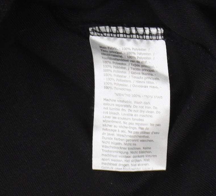 Additional view of Regatta boys’ black fleece 1/2 zip sweatshirt, size L