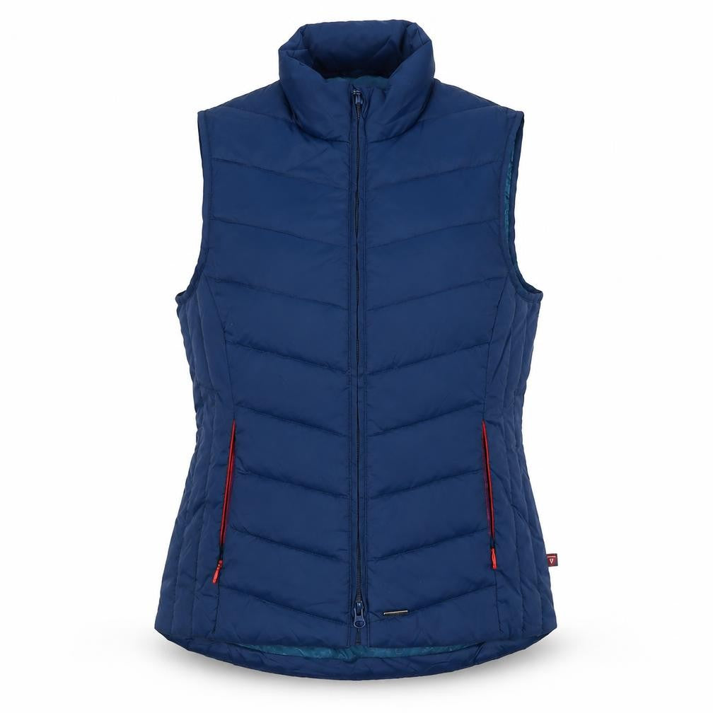 Toggi Women's Blue Puffer Waistcoat, Size 10, Casual Winter
