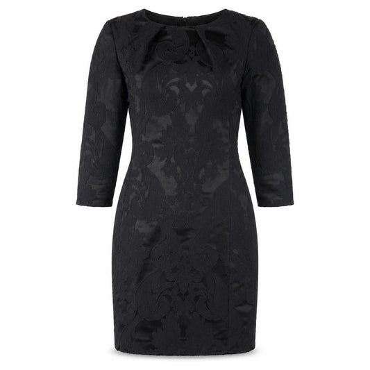 Mango Women's Black Sheath Dress, Size 8, Party Ready
