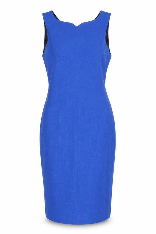 Hybrid Women's Blue Sheath Dress, Size 10