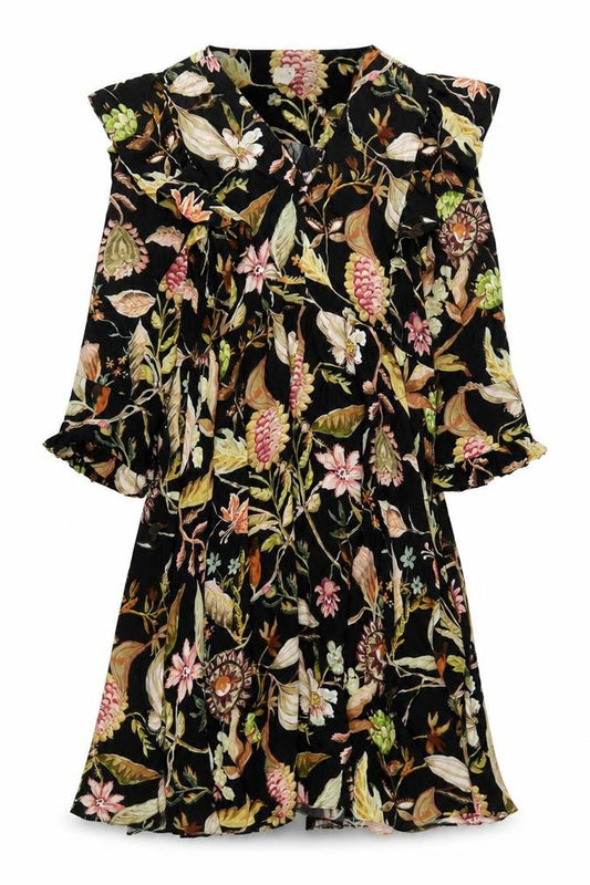 H&M Women's Multicoloured A-Line Dress Size S