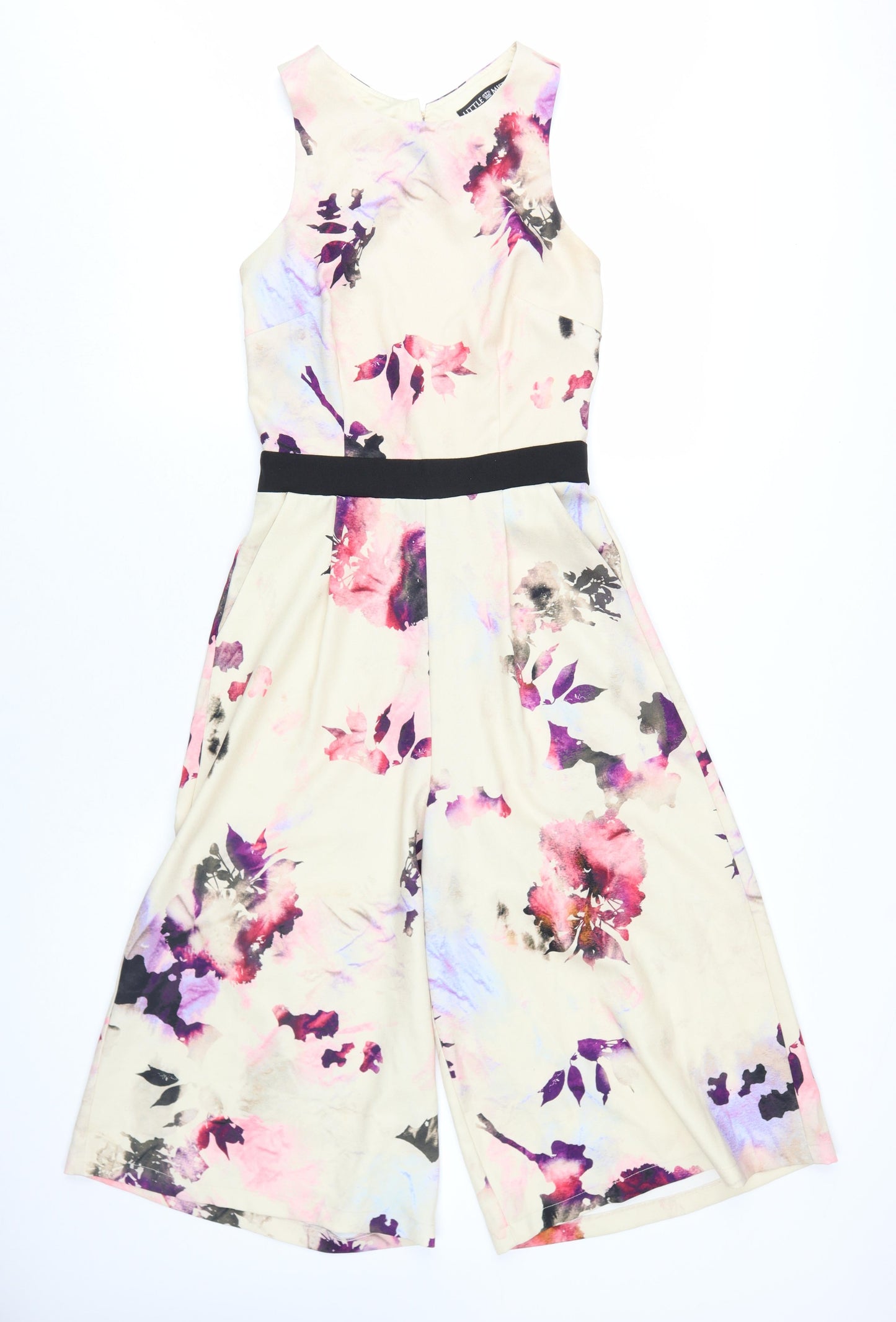 Little Mistress Women's Multicoloured Floral Jumpsuit Size 8